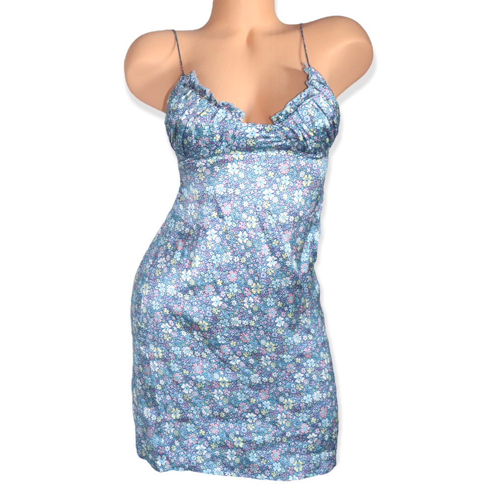 Frankies Bikinis Arielle Silk Dress Size Small